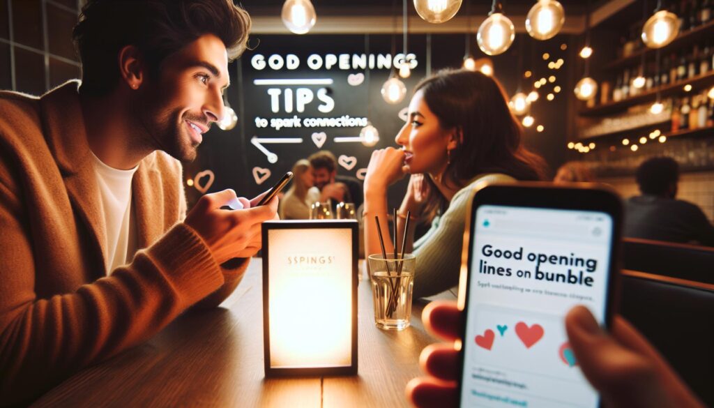 Good opening lines on bumble: Tips to Spark Connections